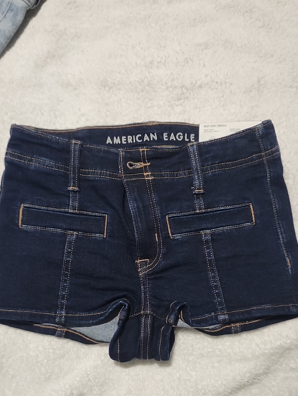 American Eagle Outfitters Navy Blue Women's Denim Shorties